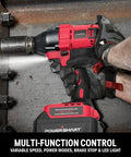 Cordless Half Inch Brushless Impact Wrench Kit For Cars Trucks RVs And Home Use 20V 2Ah Battery With Charger And 5 Sockets