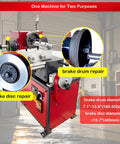 Heavy Duty Brake Drum And Rotor Lathe For Cars And SUVs With Variable Speed 0 To 140 RPM, Pro Grade Resurfacing Machine