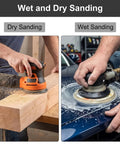 Get Ready To Polish Like A Pro With This Awesome 50 Piece 5 Inch Hook Loop Sanding Disc Kit Featuring 1000 To 5000 Grit Silicon Carbide Wet Dry Sandpaper For Smooth And Shiny Auto Body Work Results. Showcasing dry and wet sanding techniques.