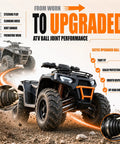 Heavy Duty Front Cv Axle Shafts Built Tough As Nails For Polaris Ranger 900 And 1000 Xp UTVs From 2013 To 2020 Plus Rzr S 800 Off Road Gear Oem Ref 1332637 Two Pack Deal in action on rough terrain.