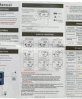 User manual for MPPT 100A Solar Charge Controller for 12V 24V Systems with Auto Focus Tracking and LCD Display.