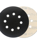 Gator Auto Hook And Loop Ceramic Sanding Discs With Quick Change System For 180 Grit Blending Paint Removal and resin bonded cutting power on tough surfaces.