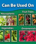 Image showing All In One Complete Disease Control Bundled With Measuring Spoon For Garden And Lawn Fungicide And Bactericide To Stop Powdery Mildew Rust Leaf Spots Brown Rot And More 1 Pint use on houseplants, fruit trees, vegetables and ornamentals.