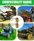 Dethatcher Rake Spring Replacement 6 Pack For 16 Inch Dethatching Mower Blades Compatible With Arnold Power Blade and Mastercraft