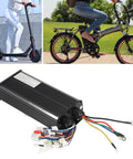 Beefy 2000W Brushless Bike Controller for E Bikes and Scooters, shown with 18 tube aluminum alloy housing and wiring