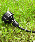 1/4 Inch Drip Irrigation Tubing Faucet Adapter Set 8 Pack 3/4 To 1/4 Inch Hose Adapters on grassy surface