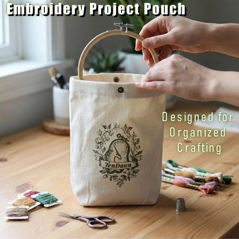 Beginner Embroidery Stitch Book With Fabric Pages, 32 Essential Stitches In Logical Progression For Adults, DIY Sewing Kit