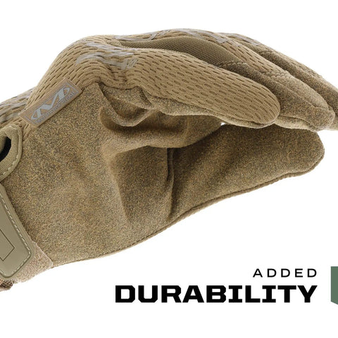 Tactical Work Glove With Freedom Flex Cuff High Performance Anti Slip Grip Impact Resistant Safety Gear Touchscreen Compatible X Large Coyote Brown Durable Synthetic Leather Palm For All Day Comfort And Dexterity showing palm and cuff details.