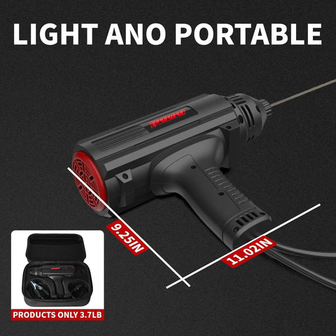 Portable 110V IGBT Inverter Stick Welder With Hot Start And Anti Stick, 20 To 120 Amp Handheld ARC Welder, case shown