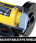 High Speed Bench Grinder With Half HP Two Point Eight Amp Motor 3450 RPM Six Inch Wheel CSA Listed Table Grinder
