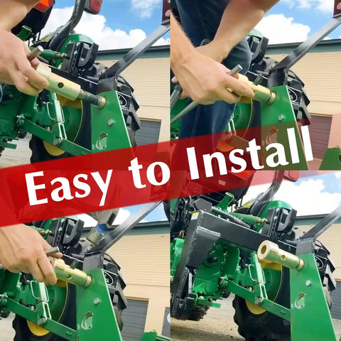 Installing Category 1 Quick Hitch Adapter Kit Beefy With 3 Point Tractor Bushings Easy Mount Conversion TK95029