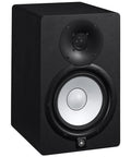 8-Inch Powered Studio Monitor Pair Bi-Amp 120W Total Output, 75W Low End And 45W High End, black finish, front view