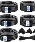 Split Wire Loom Tubing Kit With Five Size Options Quarter Inch Three Eighths Inch Half Inch Three Quarters Inch And One Inch By Twenty Feet