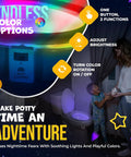 Motion Sensor Toilet Night Light With Color Changing Led Dimmer For Safe Midnight Visits And Potty Training in bathroom setup