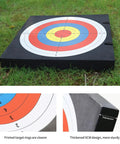 20 Inch Square Archery Target With Rope Handle Lightweight High Density EVA Foam Practice Target For Curved Longbows Easy Arrow Removal Safe