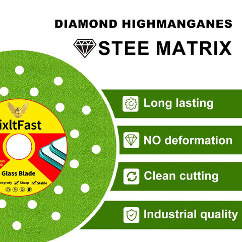 Four And A Half Inch Tile Cutter Diamond Saw Blade For Angle Grinder Set Of 3 Ultra Thin Industrial Grade Blades quality features.
