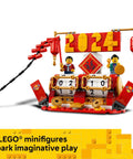 Kid Friendly Festival Calendar Build Toy For Lunar New Year And Dragon Boat Festival Fans Ages 10 Plus Educational And Fun Two Build Options features 2024 display with minifigures and lanterns.