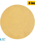 6 Inch Adhesive Backed Sanding Discs 100 Pack 220 Grit PSA Aluminum Oxide for drill or sander