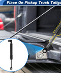 Heavy Duty Tailgate Assist Kit Smooth Operator Drop Liftgate Support Strut For Toyota Tacoma N300 2015 To 2023 on pickup truck tailgate.