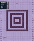 18 By 24 Inch Self Healing Cutting Mat For Sewing And Crafting, Dope Lilac Mountain Haze Color, Durable Grid Surface With Easy Read Measurements And 30 45 60 Degree Bias Lines For Precise Angle Cuts, Great For Quilting, Scrapbooking, Gift Wrapping, purple Fiskars cutting mat with grid and angle guides