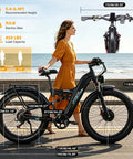 8000W Peak Dual Motor Electric Bike For Adults With Removable 52V 30Ah Battery Up To 120 Miles And 55 MPH 26x4.0 Fat Tires