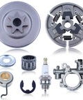3/8 Inch 7 Tooth Sprocket Clutch Drum Oil Pump Kit For MS290 MS310 MS390 Chainsaws With Worm Gear Spark Plug Replacement Parts