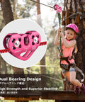 Badass Heavy Duty Zipline Pulley With 6700 Lbs Load Rating and Buttery Smooth Double Bearings for backyard adventure setup.