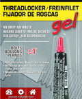 Permanent Strength Gel Anaerobic Thread Locker For High Vibration Applications in 6 ml tube for automotive use