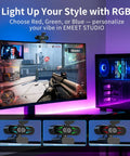 Straight Up Dope 4K Dual Camera Webcam For Streaming And Video Calls Packs Wide Angle And Telephoto Lenses Next Level Clarity Auto Focus Plug And Play Usb Setup For Laptops And Desktops with RGB lighting options.