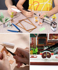 Dope 16 Piece Hobby Model Building Tool Kit For DIY Miniatures Essential Hand Tools Set For Dollhouse Crafts in action