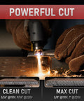 4 In 1 Plasma Cutter With 65 Amp Dual Voltage 110 Volt 220 Volt Non High Frequency Non Touch Pilot Arc in use cutting metal