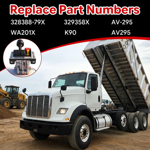 Dump truck with PTO Air Shift Control Valve With Push To Connect Fittings For Dump Truck Rig Hydraulic System Replacement Parts