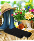 Ready For The Grind Heavy Duty Gardening Arm Sleeves Cut Resistant And Abrasion Proof shielding black arm sleeves with garden tools.
