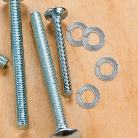 Spring Lock Washer Set In Stainless Steel 304 Hundred Piece One Quarter Inch Split Lock Washers And Gasket Assortment Kit For Bolt Repair And Industrial Fastening Applications on bolts