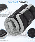 3 Inch Memory Foam Camping Pad For Car Camping And Tents, cushy roll-up mat with non-slip waterproof bottom and straps