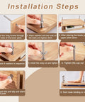 Installation steps for All In One Book Binding Kit With Wooden Book Press 13 By 7.9 Inches Pro Grade Tools Like Bone Folder Awl Needles Waxed Thread Scissors Binding Tape For DIY Bookbinding Book Repair And Handmade Crafts