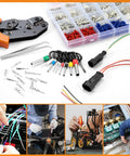 945 Pcs Pin Connector Kit With 21 Types Terminal Pins And Waterproof Plugs For Car Wiring, garage tools displayed