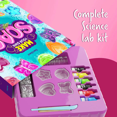 Soap Making Kit For Kids Create 8 Colorful Soaps With Fragrance And Glitter Using Four Molds A Kid Approved Hands On Science Craft