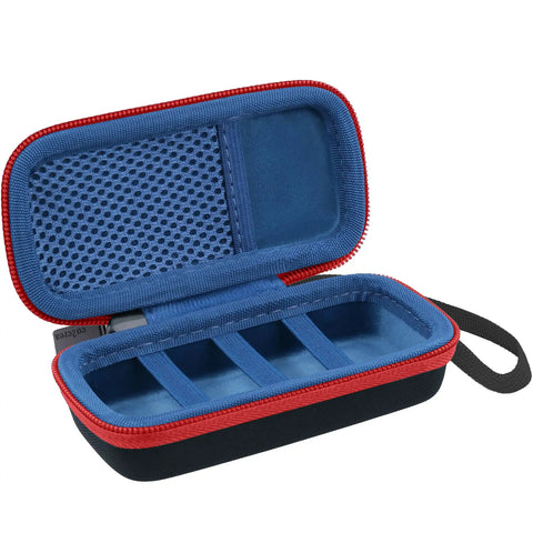 Rock Solid Kickass Hard Eva Protective Case For Bosch Glm100-23 And Glm165-40 Laser Distance Meters That Keeps Your Gear Safe From Drops And Dust While Rolling Around The Job Site With A Tight Red Zipper