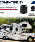 Low Profile Trailer Door Holder Kit Rubber Door Stop Bumpers For RV Camper And Trailer Keep Doors From Slamming Hands Free Access
