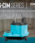 6-CIM-R 115V Submersible Sump Pump 1/3 HP 2750 GPH Workhorse Manual No Switch for Sump Systems and Dewatering