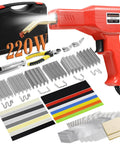 Powerful 220W 2 In 1 Pro Grade Plastic Welder Kit With 1000 Hot Staples And 92 Plastic Welding Rods For Car Bumper Crack Repair