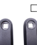Square Hole Bike Crank Arms Set 89Mm 102Mm 114Mm 127Mm 140Mm 152Mm 160Mm 165Mm 170Mm 175Mm For Ebike Mid Mounted Motors Heavy Duty