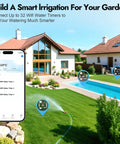 WiFi Water Timer For Garden Hose Smart Sprinkler Timer With App Remote Control Alexa Voice Control Rain Delay Manual Mode