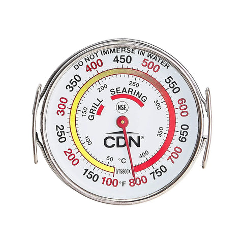 Grill Surface Thermometer With Color Coded Temperature Zones For Precise High Heat Grilling GTS800X ProAccurate NSF Certified