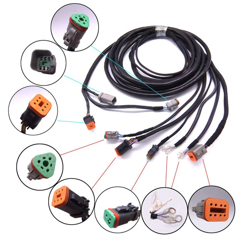 SystemCheck Main Modular Wiring Harness Cable For Outboard Remote Control Box 15ft 4.572m Fits 0176340 176340 5006180