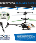 Baby Yoda RC Helicopter Toy For Kids 8 And Up Easy Fly Remote Control Copter With LED Lights Durable Polymer Body