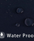 Outdoor Table Cover With Umbrella Hole And Zipper 60x84 Inch Navy Low Maintenance Washable Waterproof Spill Proof