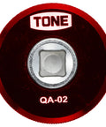 Quick Adapter For Quarter Inch Drive Red Aluminum Tool To Speed Up Ratchet Turning Attaches Between Ratchet Handle And Socket