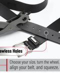 Leather Hole Punch Tool With Six Size Options For Belts Straps Watch Bands Dog Collars Saddles Shoes And Fabric Handy Pro Grade Plated Steel